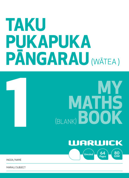 WARWICK MY MATHS BOOK 1 UNRULED