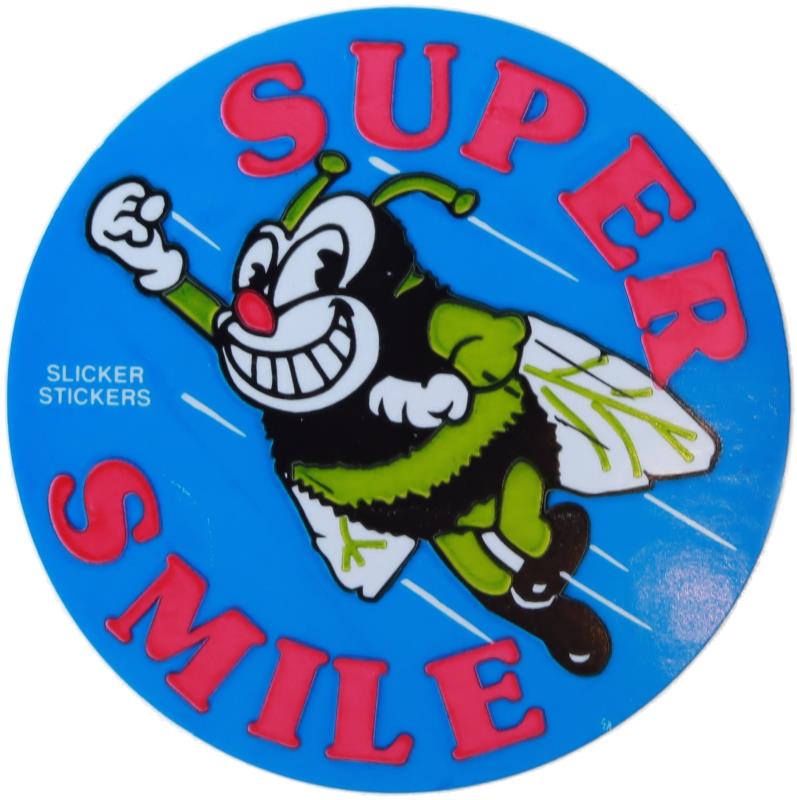 SUPER SMILE STICKERS, PKT 50
