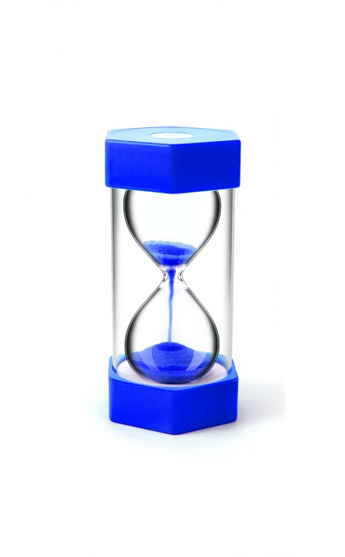SAND TIMER GIANT, 5 MINUTES, BLUE