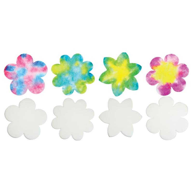 COLOUR DIFFUSING PAPER FLOWERS, PKT 80