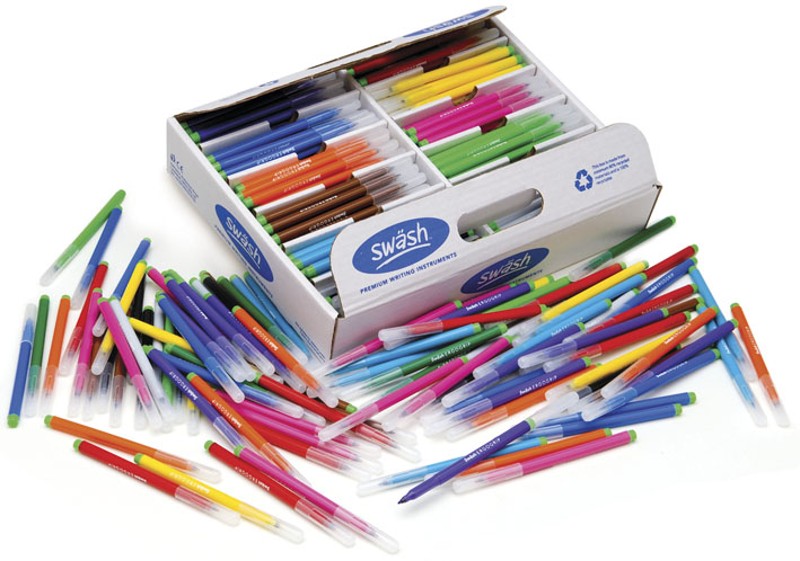 SWASH KOMFIGRIP FELT PENS FINE TIP, CLASSTRAY 300