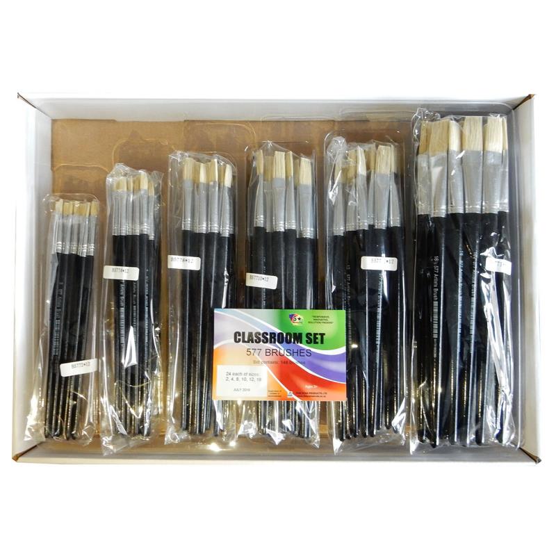 CLASSPACK OF 577 SERIES BRUSHES, SET 144
