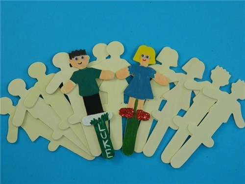 LARGE PEOPLE STICKS, PKT 12