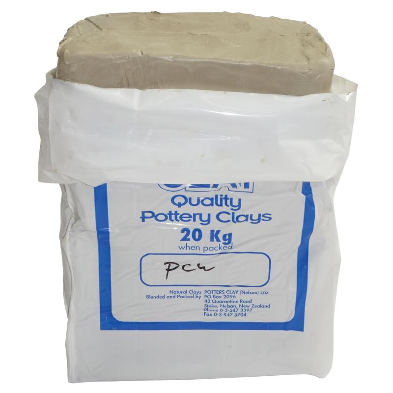 POTTERS MODELLING CLAY WHITE, 20KG