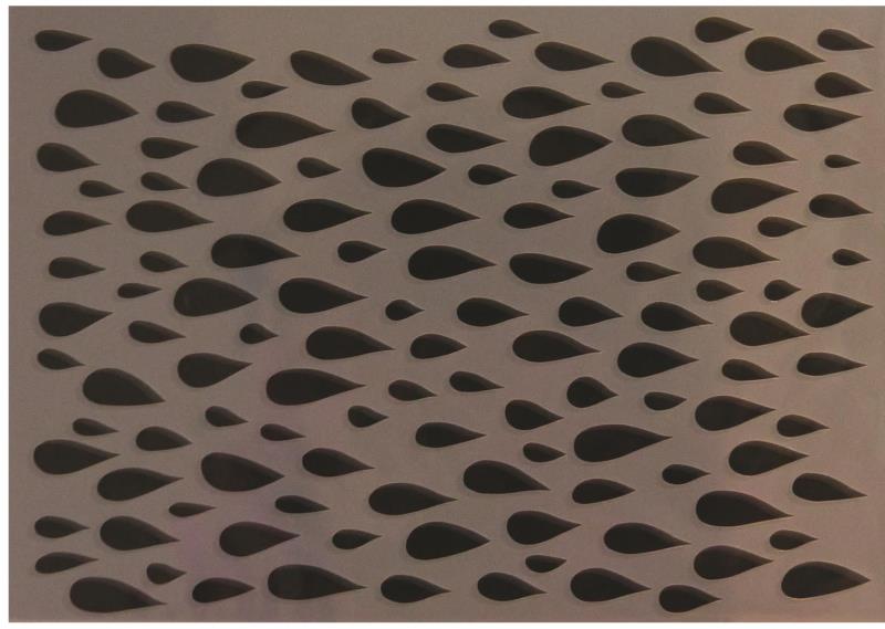 POLYESTER STENCIL A5 - RAIN