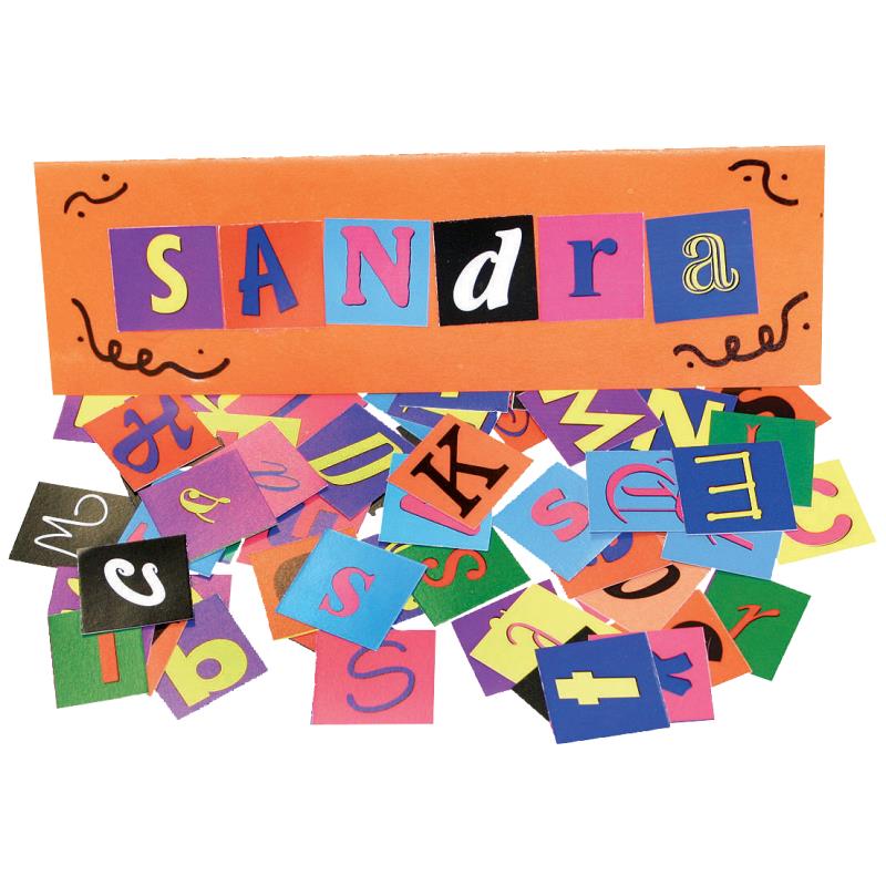 ALPHABET PASTING PIECES PKT 2000