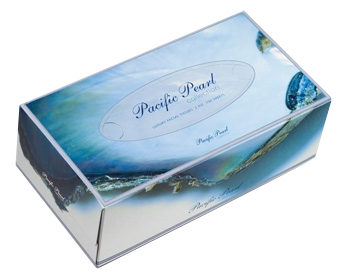 PEARL 2-PLY FACIAL TISSUES 200 SHEET, CTN 48