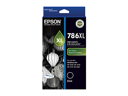 EPSON 786 HIGH YIELD INK CARTRIDGE, BLACK