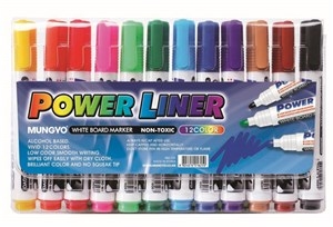 MUNGYO WHITEBOARD MARKERS, SET 12