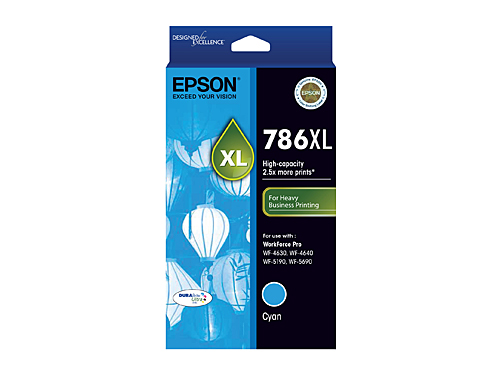 EPSON 786 HIGH YIELD INK CARTRIDGE, CYAN