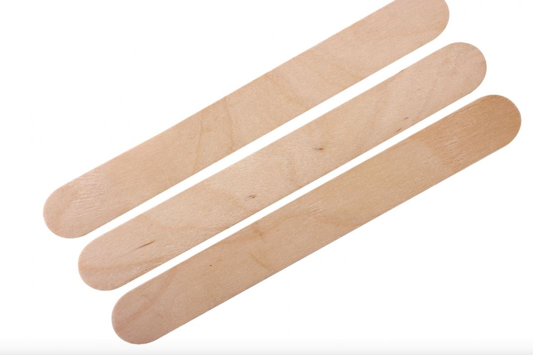 WOODEN TONGUE DEPRESSORS, PKT 100