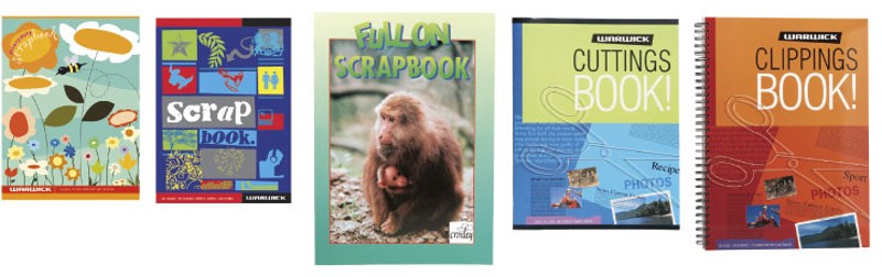 WARWICK CUTTINGS SCRAPBOOK