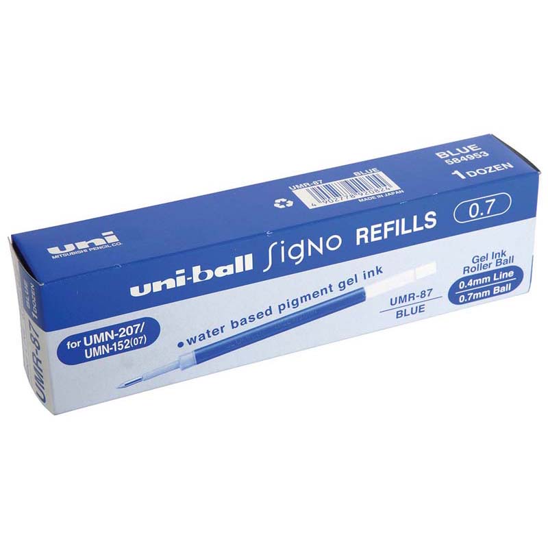 UNIBALL SIGNO REFILL BLUE EACH