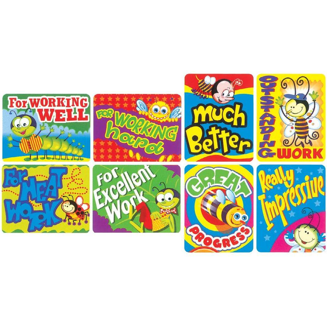 FOR WORKING WELL MULTI PACK STICKERS PKT 144