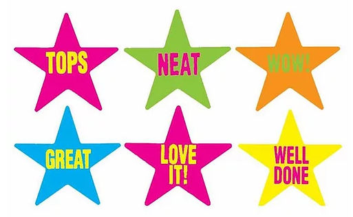 CAPTION STARS MULTI PACK STICKERS