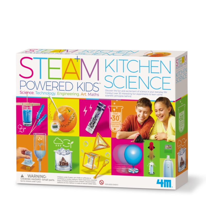 STEAM POWERED KIDS KITCHEN SCIENCE KIT
