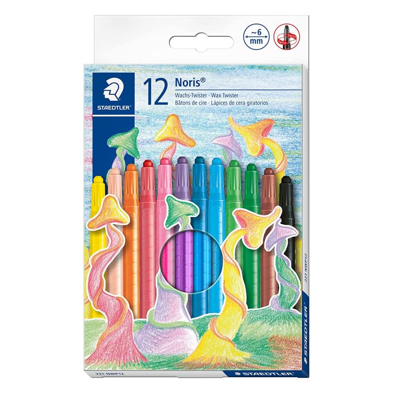 STAEDTLER TWISTER CRAYONS, PKT 12