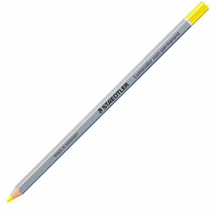 STAEDTLER LUMOCOLOR GLASOCHROM 108 MARKER (YELLOW)