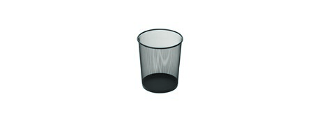 ESSELTE MESH WASTE BIN 10 LITRE (BLACK)