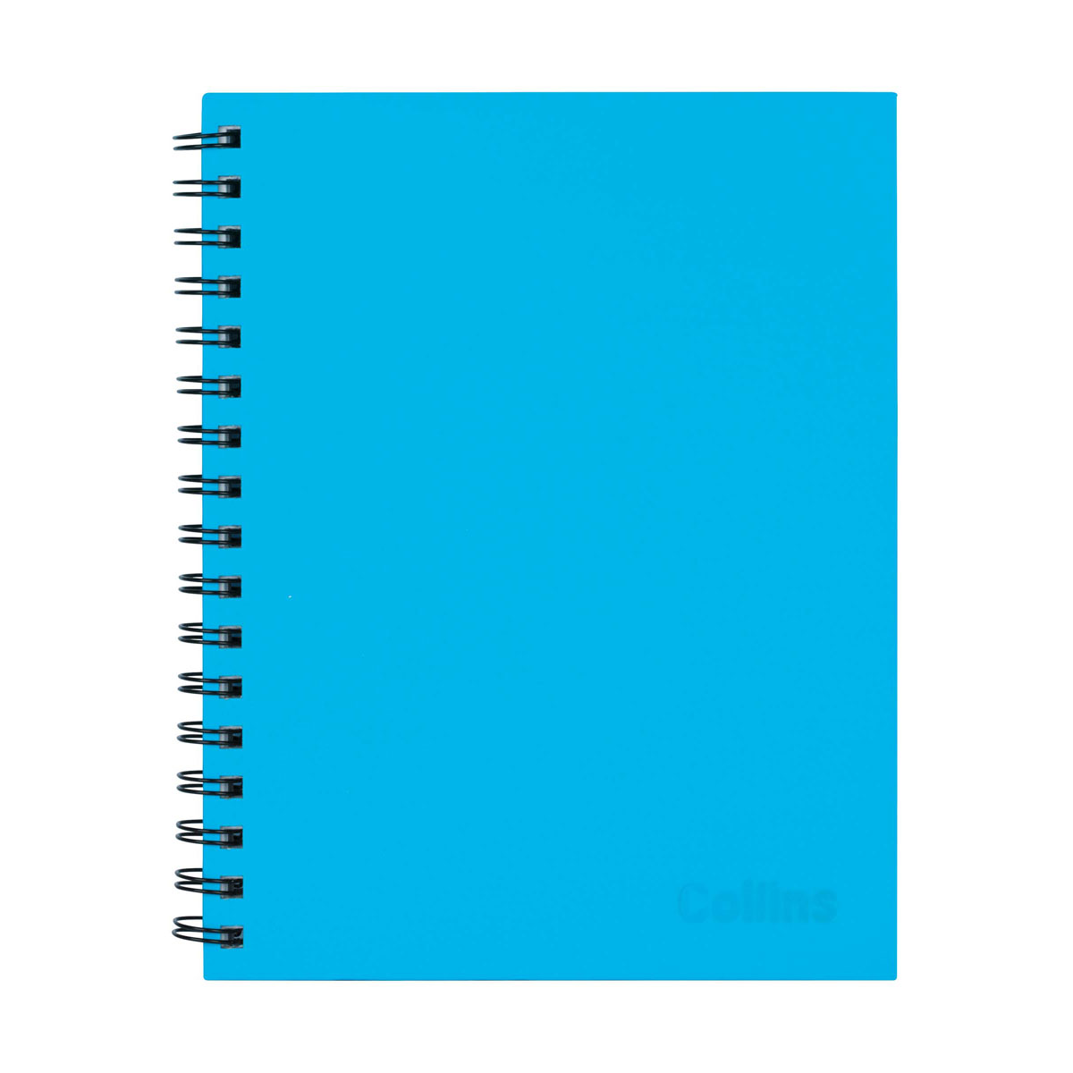 COLLINS WIRO NOTEBOOK 225 X 175MM, SKY BLUE