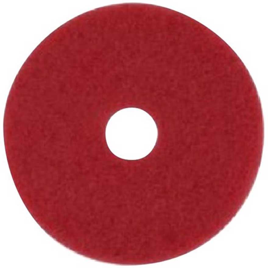 3M BUFFER PAD 5100 406MM RED, CARTON OF 5
