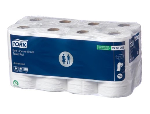 TORK CONVENTIONAL TOILET ROLL 1000 SHEET, CARTON 48