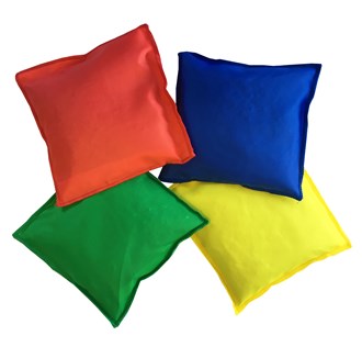 BEAN BAG SQUARES ASSORTED, EACH