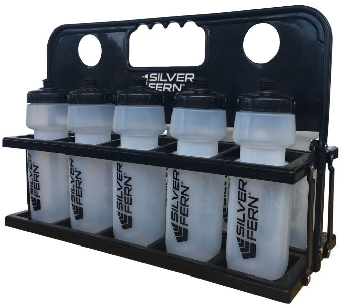 PLASTIC FOLDABLE SPORTS BOTTLE HOLDER - 10 BOTTLE