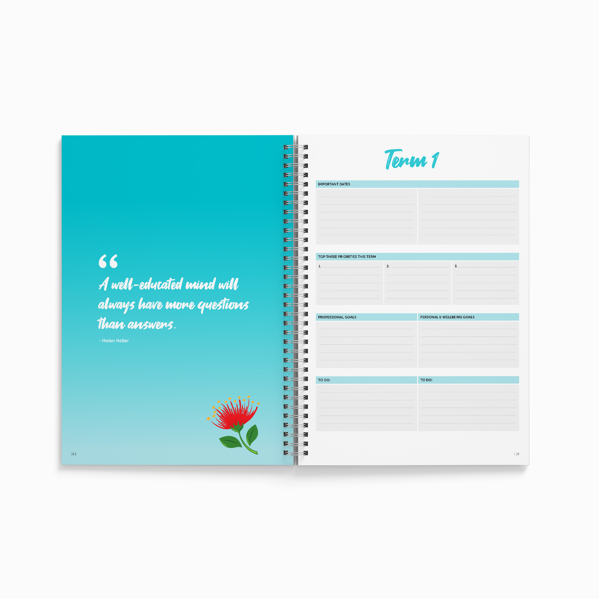 QIZZLE TEACHER PLANNER UNDATED *REFILL VERSION*
