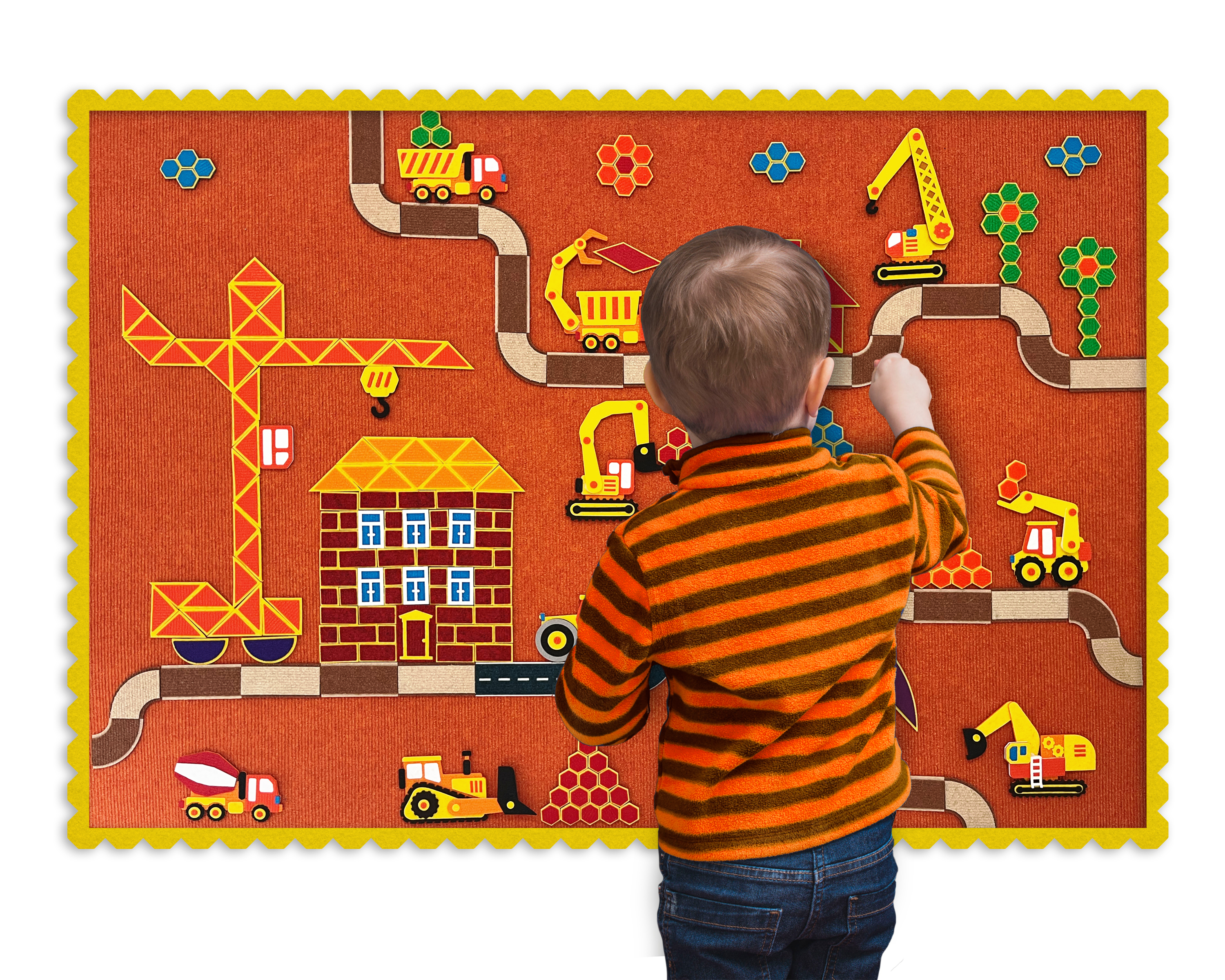 CARPETINO WONDERWALL 100 X 70CM, CONSTRUCTION SET