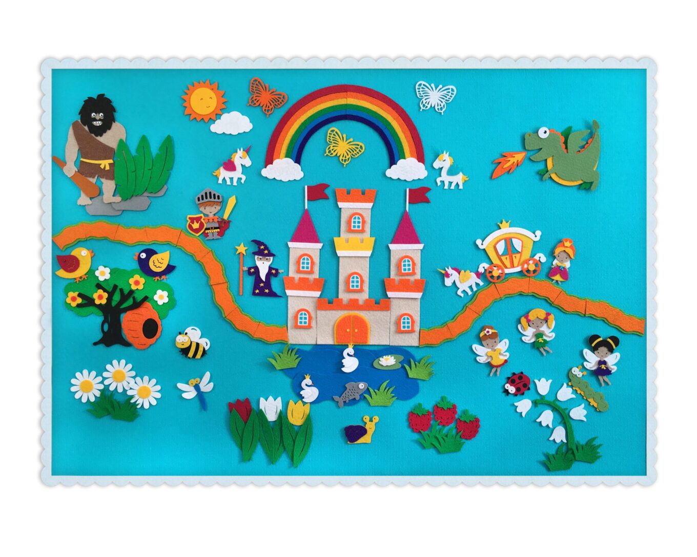 CARPETINO WONDERWALL 100 X 70CM, FAIRYTALES SET