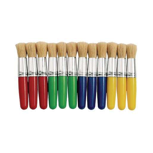 STUBBY CHUBBY BRUSHES, PKT 12