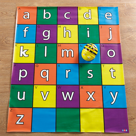 BEE-BOT AND BLUE-BOT ALPHABET LEARNING MAT
