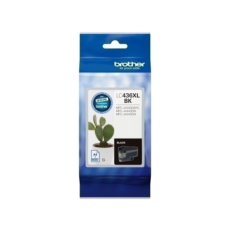 BROTHER LC436XL BLACK INK CARTRIDGE
