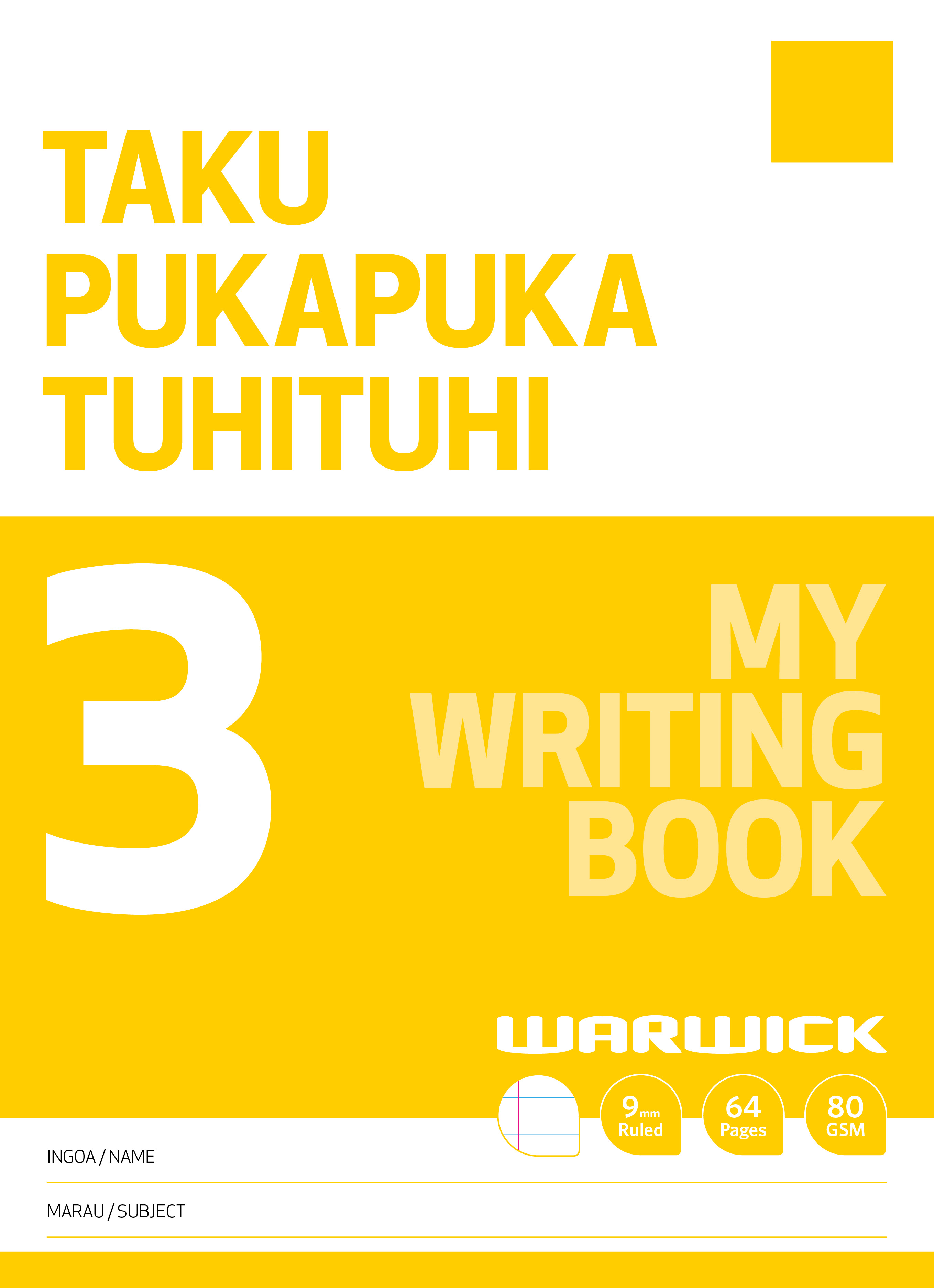 WARWICK MY WRITING BOOK 3
