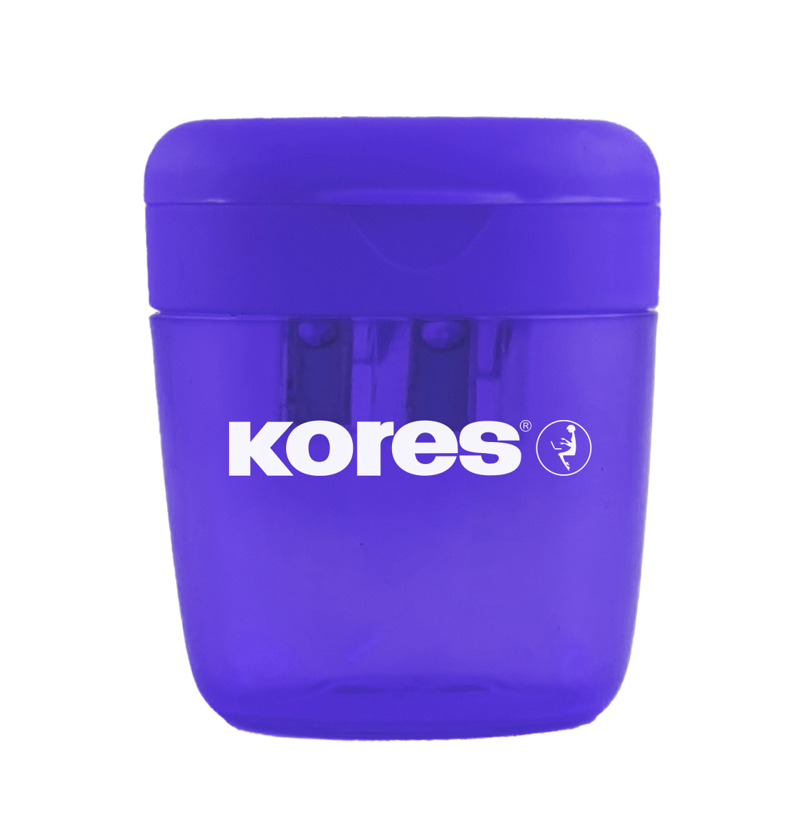 KORES PENCIL SHARPENER DOUBLE HOLE (ASSORTED)