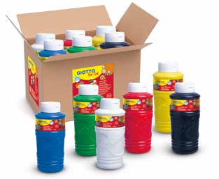 GIOTTO BE-BE FINGER PAINTS COLOURS MIX, SET 6