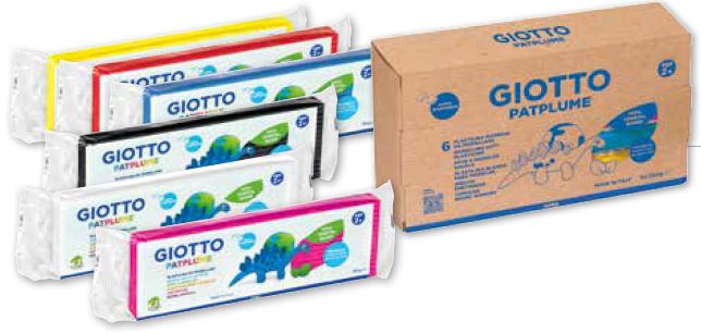 GIOTTO PATPLUME PRIMARY COLOURS, SET 6