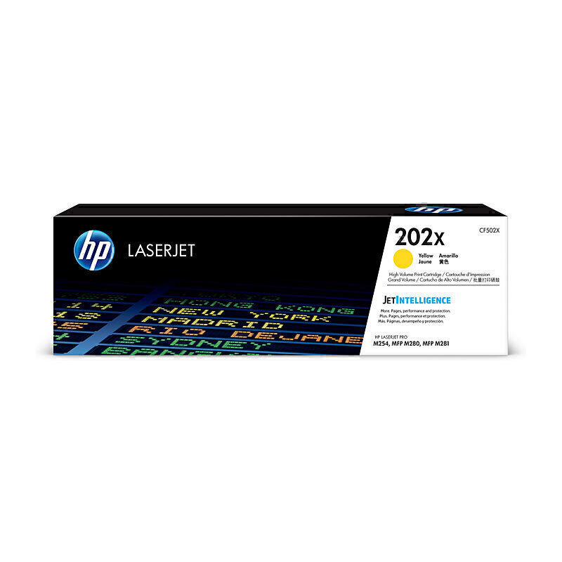 HP 202X YELLOW TONER CF502X