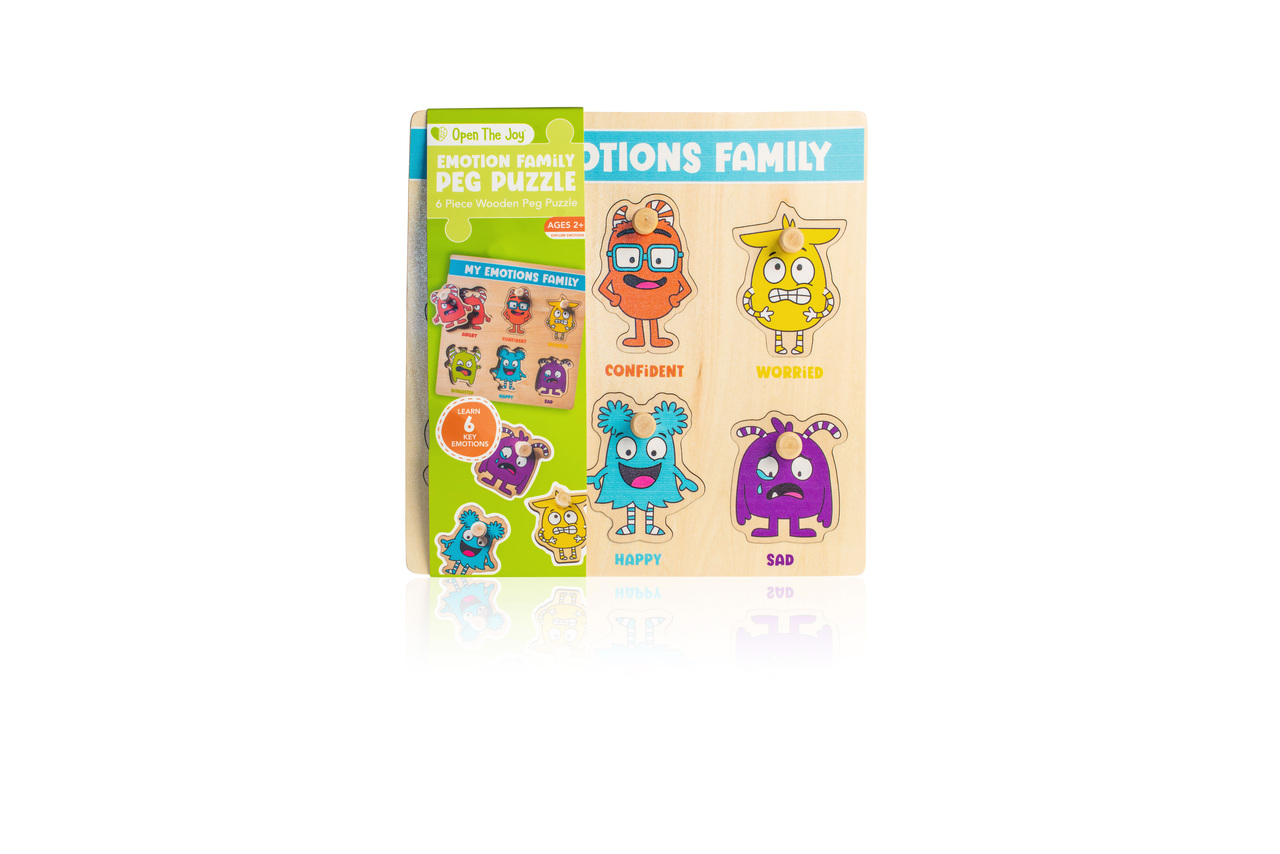 MY EMOTIONS FAMILY PEG PUZZLE