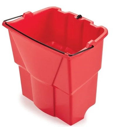 DIRTY WATER BUCKET FOR WAVEBREAK COMBO, RED