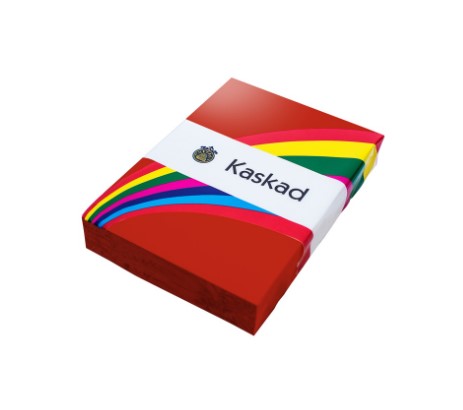 A3 KASKAD COLOURED CARD 160GSM (ROSELLA RED), PKT 250