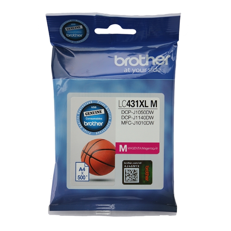 BROTHER LC431XL MAGENTA HIGH YIELD INK CARTRIDGE