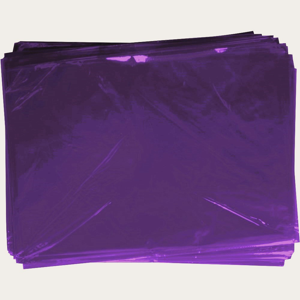 BULK CELLOPHANE, PKT 25 (PURPLE)