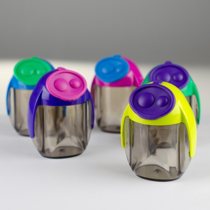 KORES MIGOO DOUBLE SHARPENER (ASSORTED COLOURS)