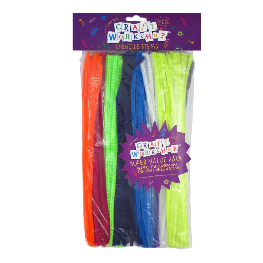 CHENILLE PIPE CLEANERS VALUE PACK, PKT 200