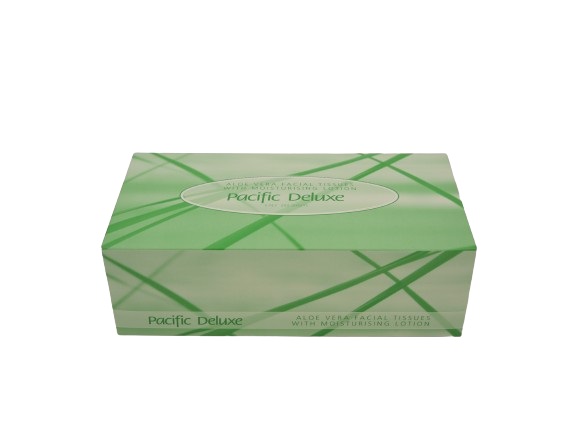 PACIFIC HYGIENE DELUXE FACIAL TISSUE WITH ALOE VERA 2-PLY (48 PACKS)