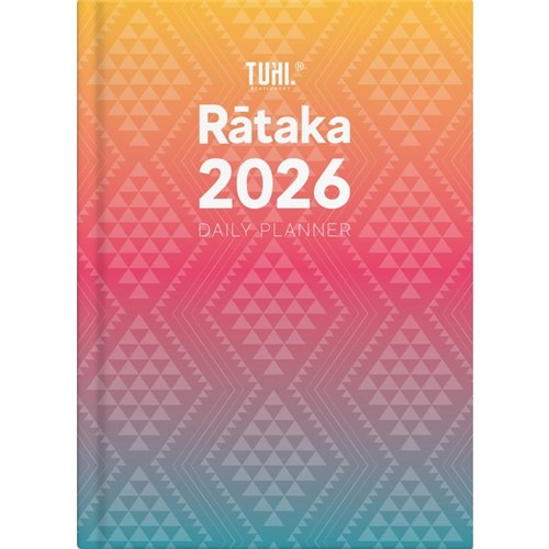 TUHI DIARY A41 DAY PER PAGE RATAKA RANGI 2026