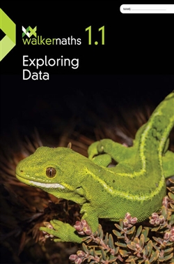 WALKER MATHS 1.1 EXPLORING DATA WORKBOOK 9780170498388