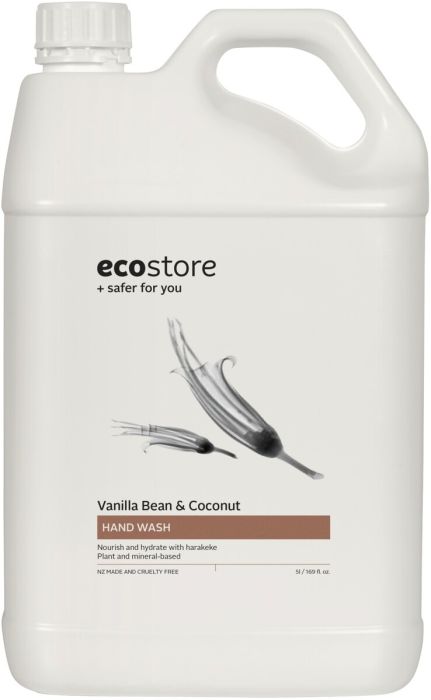 ECOSTORE VANILLA BEAN & COCONUT HAND WASH BULK 5L